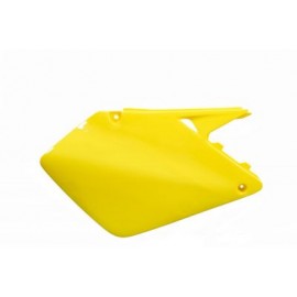 PLAQUES LATERALES UFO JAUNE SUZUKI RM 125/250 06-08