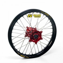 Roue avant complète Hann Wheels 19x1.85 jante noire/moyeu rouge Honda CR 125 02-07 & CRF 250 04-13