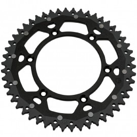 COURONNE MOOSE RACING BI-METAL NOIRE SUZUKI RM/RMZ