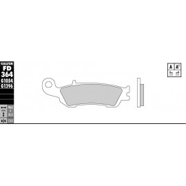 PLAQUETTES FREIN AVANT GALFER FD364G1396 YAMAHA